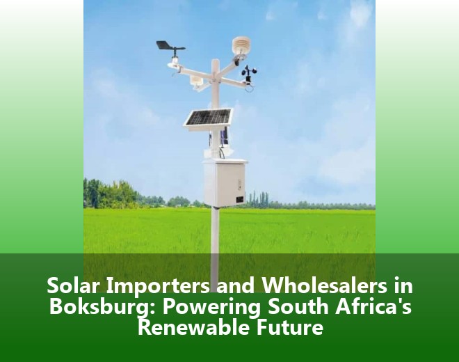 Solar Importers and Wholesalers in Boksburg: Powering South Africa's Renewable Future